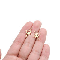 Conector De Estrella De Acero Inoxidable Para Creación De Joyas Accesorios Para Manualidades 20 Piezas Para Pendientes Collares Pulseras DIY - details 2