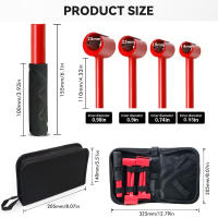 Kit De Herramientas Para Juntas De Puerta 14/19/23/25mm Conjunto De Herramientas De Precisión Con Cabezas De Reinicio Para Juntas De Puerta - details 6