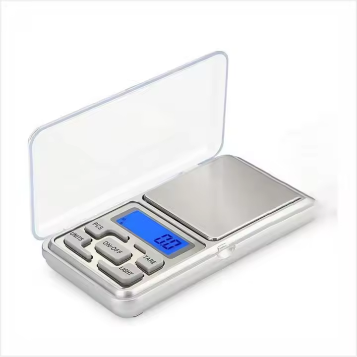 Báscula Digital de Bolsillo SAPT | Alta Precisión | Calibración Automática | Rango de Tara Completo | 4 Unidades de Medida | Apagado Automático | Compacta y Portátil - 1