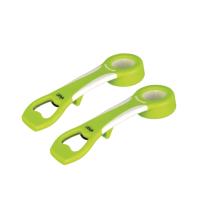 STARLEY-Abridor 4 Usos para botellas, tarros, latas, Pack de 2 Abridores multifuncional, Gran ayuda para la artritis para manos débiles - details 0