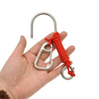 Gancho De Drift De Reefs En Acero Inoxidable 316 Con Correa De Cordón Tejido Para Escuba Diving Accesorio Para Piscina Al Aire Libre - details 5