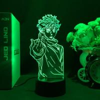 Lámpara De Noche Anime Jujutsu Kaisen Yuta Okkotsu Figura De LED Iluminación Para Mesa Decoración De Habitación Regalo De Cumpleaños - details 10