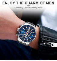 Reloj De Pulsera Deportivo Para Hombre CURREN Lujo Marca Nueva Cronógrafo Resistente Al Agua Con Fecha Relogio Masculino De Cuarzo - details 5