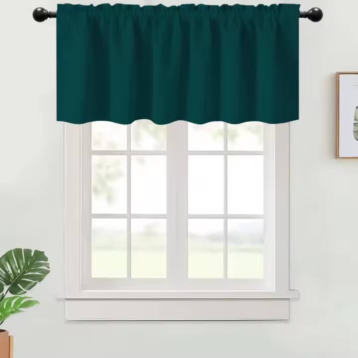 Cortinas De Ventana Térmicas Y Blackout Con Bolsillos Para Cepillo 1 Pieza Para Cocina Sala De Estar Dormitorio Decoración Del Hogar - 1