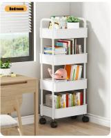 Organizador De Cocina Trolley De 3/4 Estante Con Ruedas Para Almacenamiento En Espacios Estrechos De Hogar Móvil Para Dormitorio Y Snacks - details 12