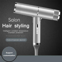 Diffusor De Secador De Pelo Resistente Al Viento Con Luz Azul Y Aniones Herramientas Antiestáticas Para El Cabello Potencia Alta Para Hogar - details 5