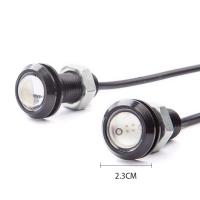 4PCS Lámparas LED De Ojo De Águila Para Motocicleta 18MM Luz De Conducción Super Brillante DRL Luz De Fondo Para El Día Lámpara Antiniebla Señal De Parada Retroiluminación - details 5