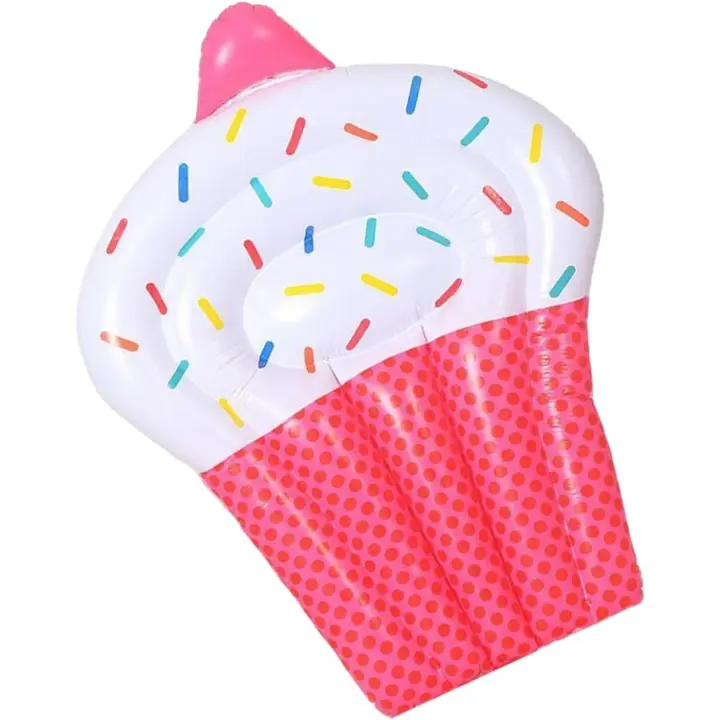Flotador Piscina Adultos - Flotadores para Piscina En Forma De Pastel para Adultos - Accesorios de PVC para Jardín Toma de Sol Exterior Río Patio Trasero Playa Niños - 1