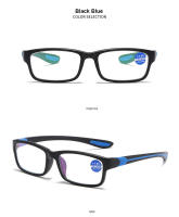 Gafas De Lectura Unisex Anti-Luz Azul Deportiva Negro Rojo Marco TR90 Gafas De Presbicia +100 a +400 Para Hombres Y Mujeres - details 11