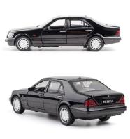 Modelo De Coche De Escala 1:32 Benz S-W140 En Aleación Con Cuerpo De Metal Y Chasis De Plástico Regalo Para Niños Con 4 Puertas Abiertas Y Función Retroceso - details 6