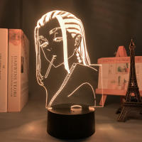 Figura De Anime Tokyo Revengers Lámpara 3D De Acrílico Iluminada Para Decoración De Habitación De Niños Regalo De Cumpleaños Luz Nocturna Con Control Remoto - details 3