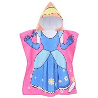 Cape Toalla De Playa Con Capucha Para Niña Princesa Sirena Niño Pequeño Toalla De Piscina Baño Camping Poncho De Baño Talla True Fit Microfibra Animal - details 4