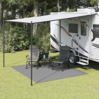 vidaXL Alfombrilla de camping 3x2,5 m Color Azul,  Crema,  Antracita y mas - details 2