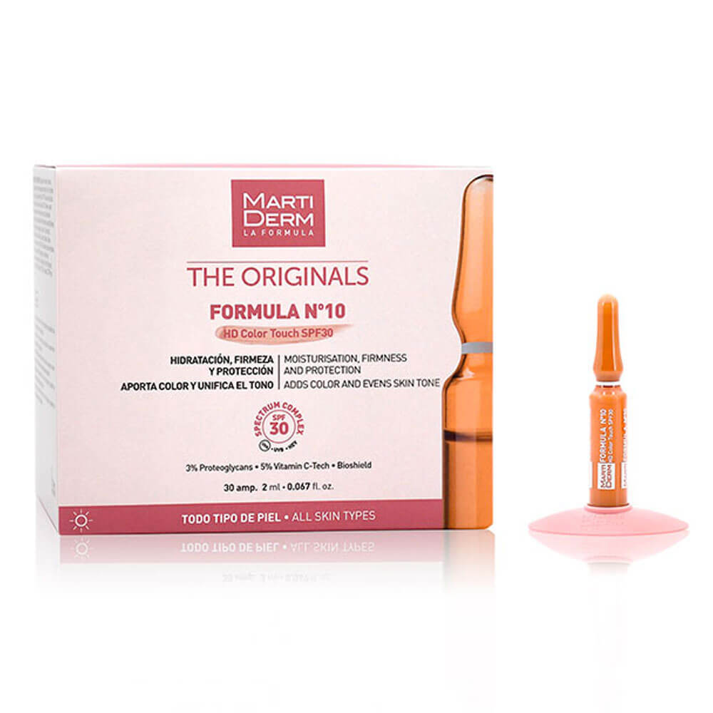 Martiderm Fórmula Nº10 Hd Color Touch Spf30 30 Ampollas