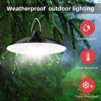 Lámpara Solar De Pendentivo Impermeable Para Exterior E Interior Con 60 LED Y Interruptor De Cuerda Iluminación Para Jardín Y Fosa - details 2