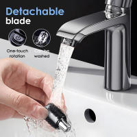Mini Aparato De Peluquería Para Nariz Y Barba Recargable Con Dos Hojas Rotativas 360 Electrica Para Hombres Corte De Pelo Y Cejas - details 4