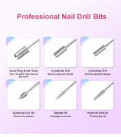 LULAA Máquina De Uñas Eléctrica Portátil Conjunto De Cortauñas Y Polvos De Esmeril Para Remover Esmalte De Gel Herramientas De Manicura - details 5