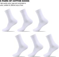 Calcetines Hombre Calzado Hombre Running Hombre Mujer Algodón 6 cables Calcetines Termicos Negro Blanco Calcetines de Trabajo Mujer Respirable Suaves Cómodos Transpirables 35-38 - details 5