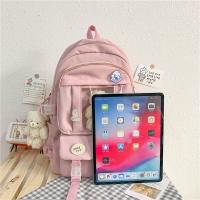 Mochila escolar japonesa para niñas adolescentes, Kawaii con múltiples bolsillos morral, Harajuku - details 12