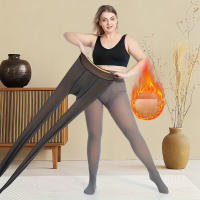 Pantimedias Térmicas Para Mujer De Otoño E Invierno 220g Gruesas Translúcidas De Alta Elasticidad Para Calor En Invierno - details 1