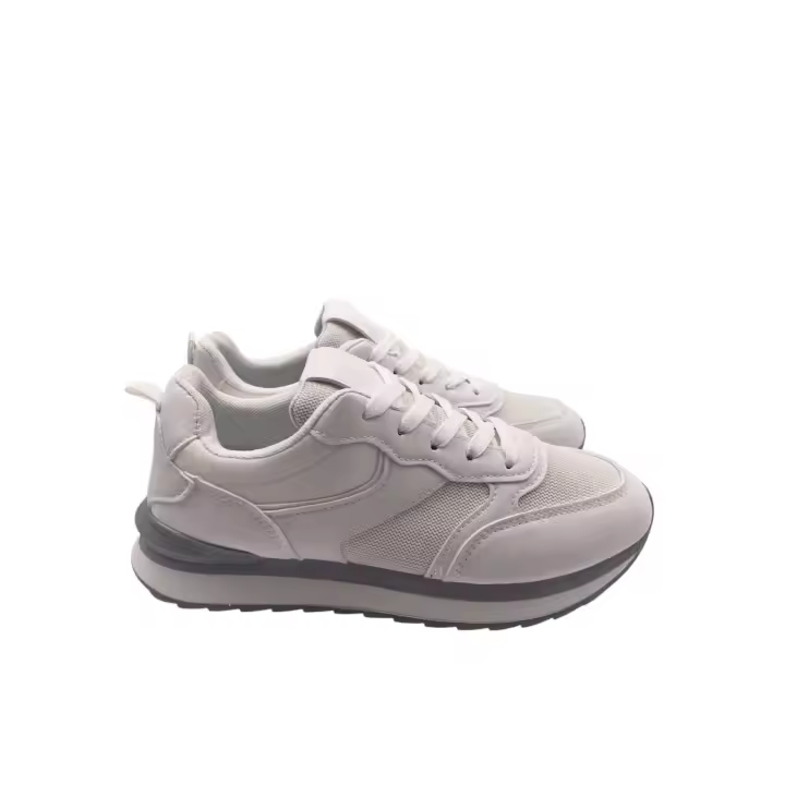 Calzado Estilo. Zapatillas deportivas para mujer, con cierre de cordones para un ajuste seguro. Comodidad y ligereza en cada paso, con un diseño casual y suela plana que ofrece estabilidad, ideales para el día a día. - 1