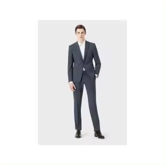 EMPORIO ARMANI-MONOPETTO VESTIDO SLIM FIT HOMBRE Inicio COMPLETOS TRAJES P2024 HOMBRE Vestido Completo - 1