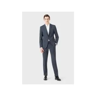 EMPORIO ARMANI-MONOPETTO VESTIDO SLIM FIT HOMBRE Inicio COMPLETOS TRAJES P2024 HOMBRE Vestido Completo - 1