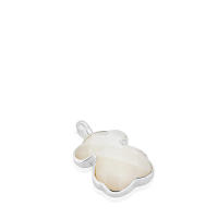 Colgante de oso de piedra preciosa natural de plata esterlina S925, accesorio de collar de bricolaje de lujo que combina con todo - details 27