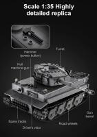 Bloques De Construcción RC De Tercera Generación 925pcs SD.Kfz.181 Tigre Tanque Militar De La Segunda Guerra Mundial 1:35 Para Adultos - details 1