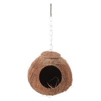 Juguete De Masticar Para Pájaros Natural Nido De Coco Accesorios Para Mascotas Leopardo Gecko Cotorra Pequeños Pájaros Algodón - details 2