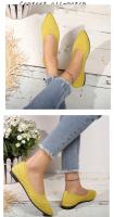 Zapatillas Planas De Puntera Punzante Para Mujer En Color Sólido Zapatos Slip on Transpirables Y Casuales Ballet Loafers - details 17