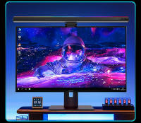 Lámpara De Escritorio Aluminio Con Luz LED RGB Colgante Para Pantalla De Computadora 55-42cm Barra De Luz Ambiental Sincronización Musical USB - details 14
