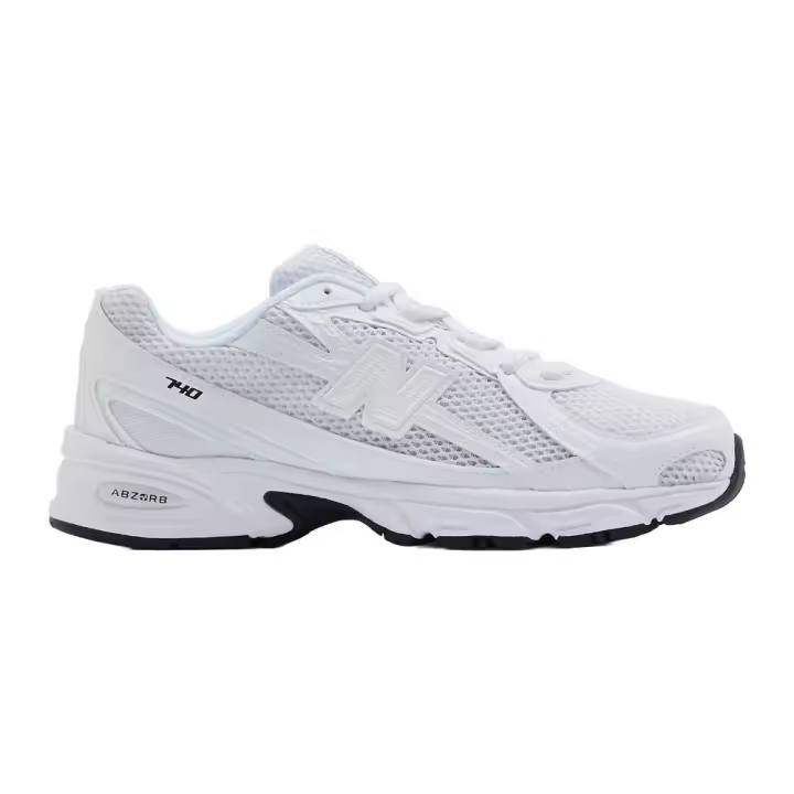 Zapatillas Blancas New Blance 740 White con Black - 1
