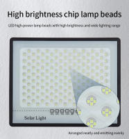 Lámpara Solar De Jardín LED Super Brillante Controlada Con Alta Potencia 100W 200W 300W Resistente Al Agua Para Exteriores Estilo Moderno - details 5