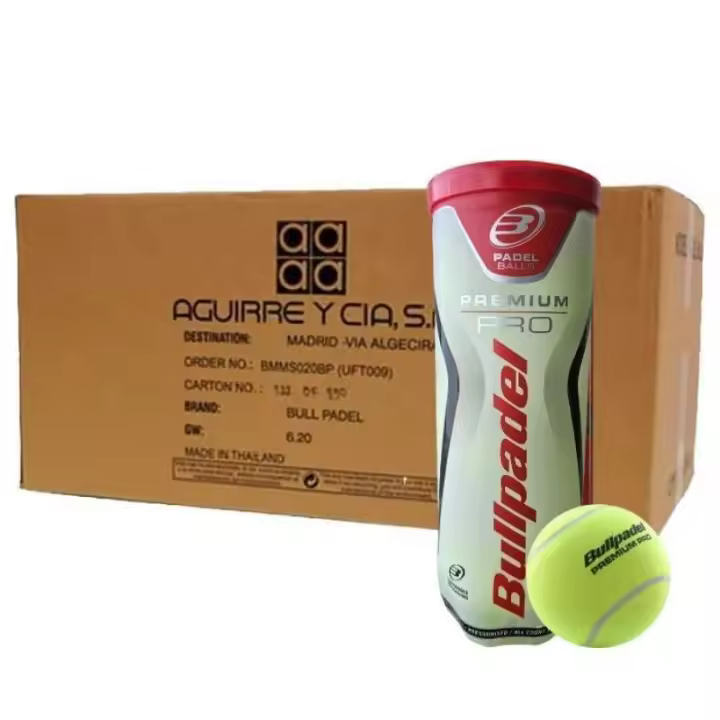Bullpadel Premium pro CAJÓN  24Botes X 3 Pelotas .Contiene cajon 24 botes de 3 pelotas. Alta durabilidad y resistencia - 1