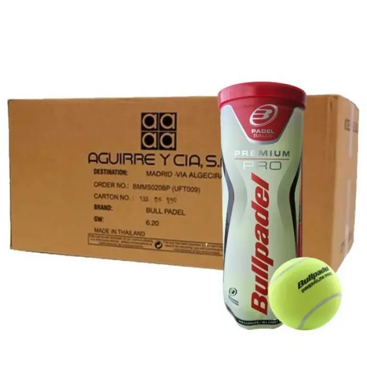 Bullpadel Premium pro CAJÓN  24Botes X 3 Pelotas .Contiene cajon 24 botes de 3 pelotas. Alta durabilidad y resistencia - 1