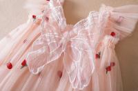 Vestido De Princesa Para Bebé Niña Verano 2024 Con Mariposa 3D Vestido De Cumpleaños De Tul Para Niñas Crianza Ropa Infantil 1-5Años - details 36