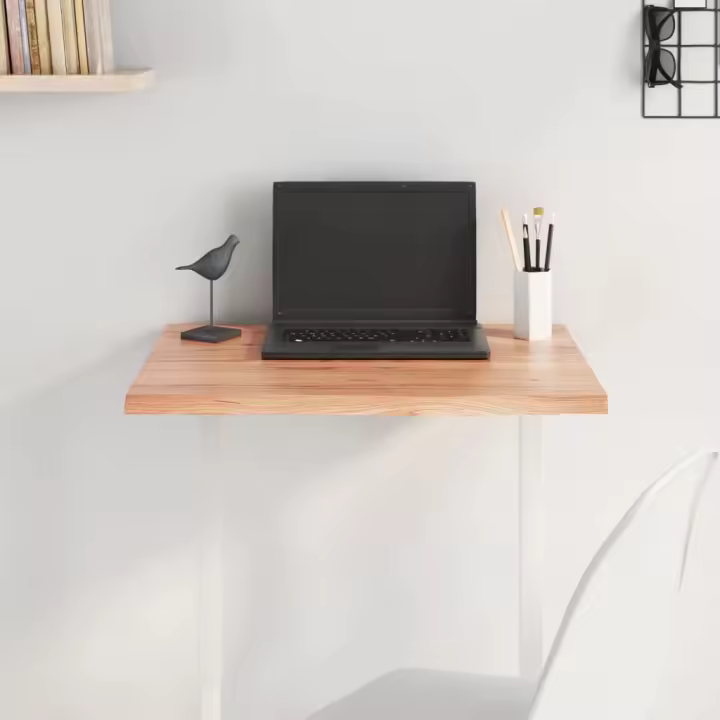 vidaXL Tablero de mesa madera roble tratada marrón claro 60x40x2 cm - 1