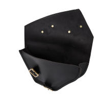 Bolsa De Herramientas Para Motocicleta Universal Cuero Sintético Impermeable Sillín Lateral Estilo Retro Sissybar Pack - details 2