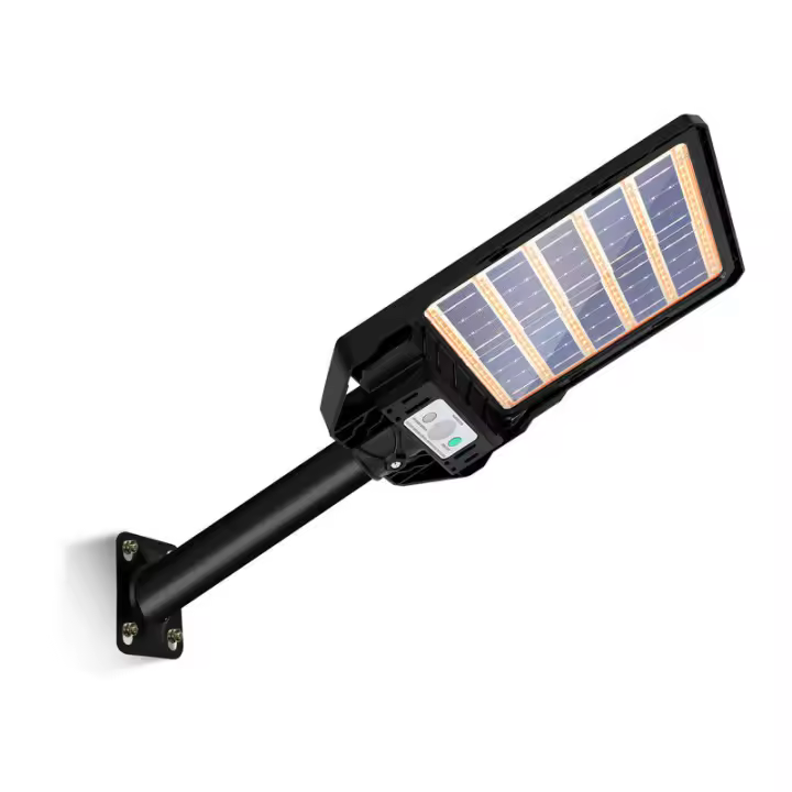 Farola solar led 200W de alto rendimiento ip68  Foco con sensor de movimiento y crepuscular | Suministros Castro - 1