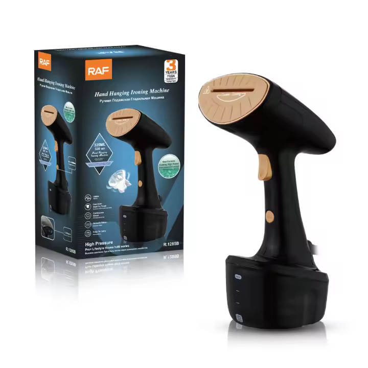 Plancha de vapor portátil de mano para uso doméstico, de estándar europeo, pequeña máquina de planchado vertical de viaje, 1600 W - 1