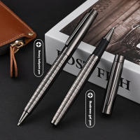 Lápiz De Bolígrafo De Lujo Clásico En Metal Tinta Negra Punto Medio 0.7mm Escritura Suave Lápiz De Firmar Para Oficina Y Escuela - details 2