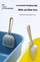 Escobilla Para Arenero De Gato Plástica Con Base Herramienta De Limpieza Para Inodoros De Gato Adecuada Para Gatos Y Gatitos Suministros Para Gatos - details 4
