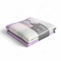 Colcha Bouti Reversible Laika Lisa | Tonos Lila y Blanco | Cama 90/105/135/150 cm | Sin Fundas - details 5