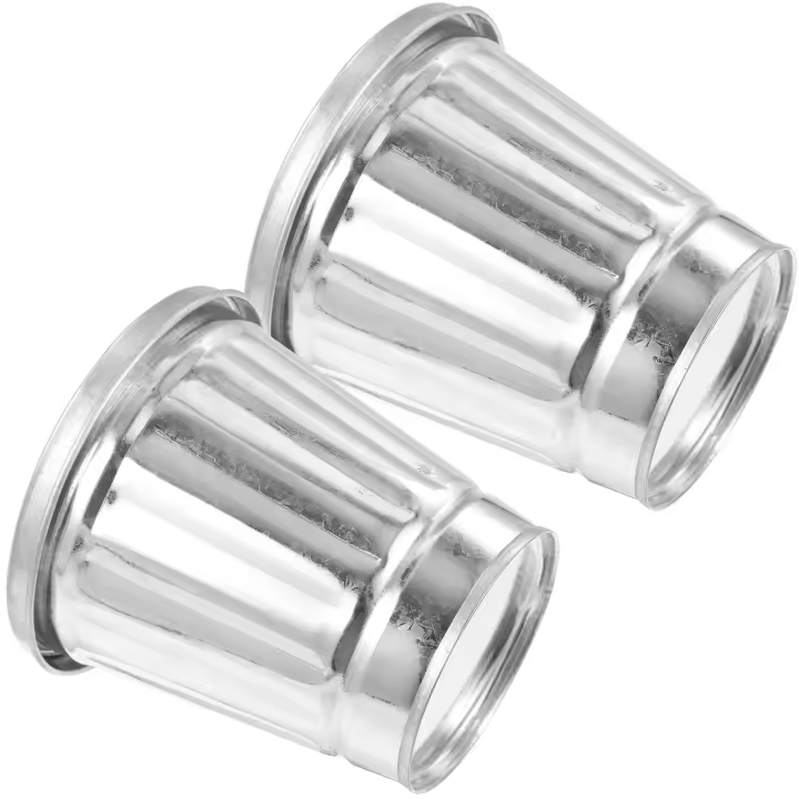 2 Pcs Cesta De Hierro Galvanizado Con Tapa Recipiente De Almacenamiento Para Escritorio Mini Canasta De Basura Con Cubierta Para Decoración Floral Y Limpieza - 1