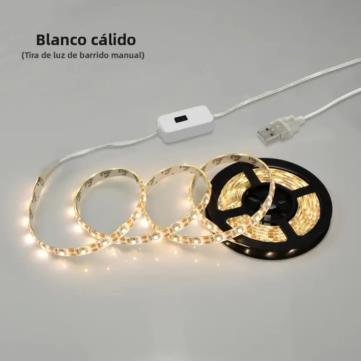 Luz LED Para Cocina Con Sensor De Movimiento Y Control USB 5V 1m-5m Iluminación Inteligente Para Dormitorio Armario Casa - 1