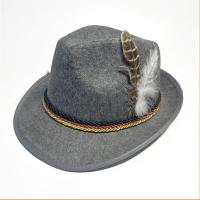 Sombrero De Fiesta Oktoberfest Para Hombres Y Mujeres Sombrero De Cerveza Alemana Con Plumas Para Carnaval Y Fiestas Photo Props Unisex Material De Algodón - details 8
