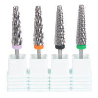 Broca De Uñas 5-en-1 24mm Super Larga Taperada De Carburo Para Taladro Eléctrico Accesorios De Manicura Corte De Cutícula Y Moldeado - details 10
