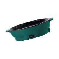 Plancha Eléctrica 110V Para Barbacoa Con Superficie Plana Grill Antideslizante Con Manos Antigolpe Nonstick Para Camping Y Hornear - details 6