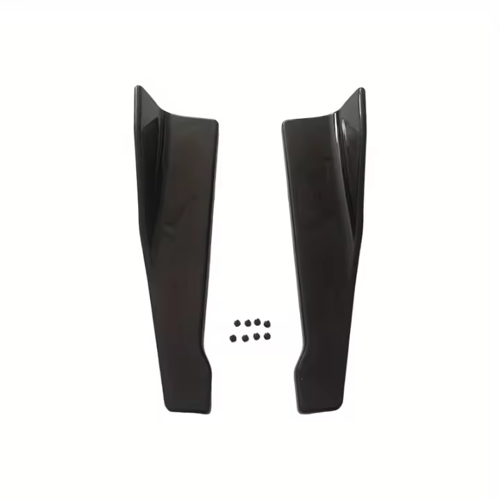 2PcsSpoiler De Parachoques Para Coche Universal Splitter De Bumper Difusor Alas Lateral De Estilo Accesorios De Coche - 1